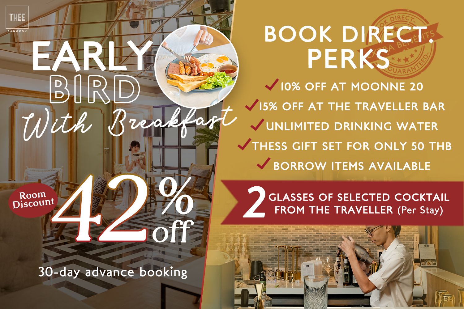 Early Deal- THEE Bangkok Hotel